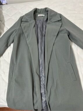 Any reasonable OFFER! Grey Women's Wool-Blend Overcoat from Boohoo